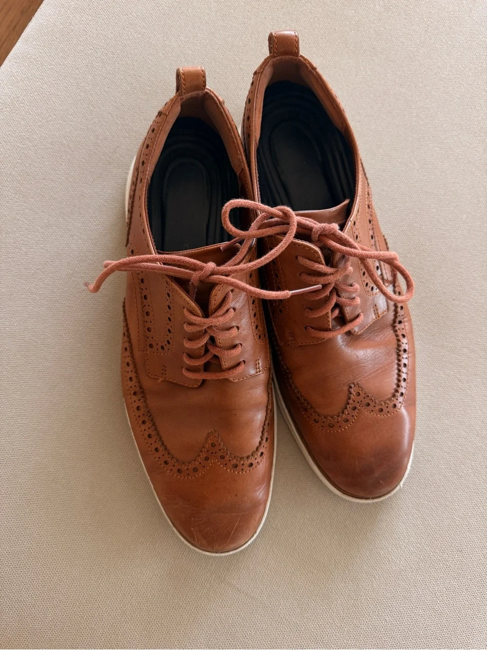 Men’s Cole Haan Tan Leather Original Grand Evolution Oxfords